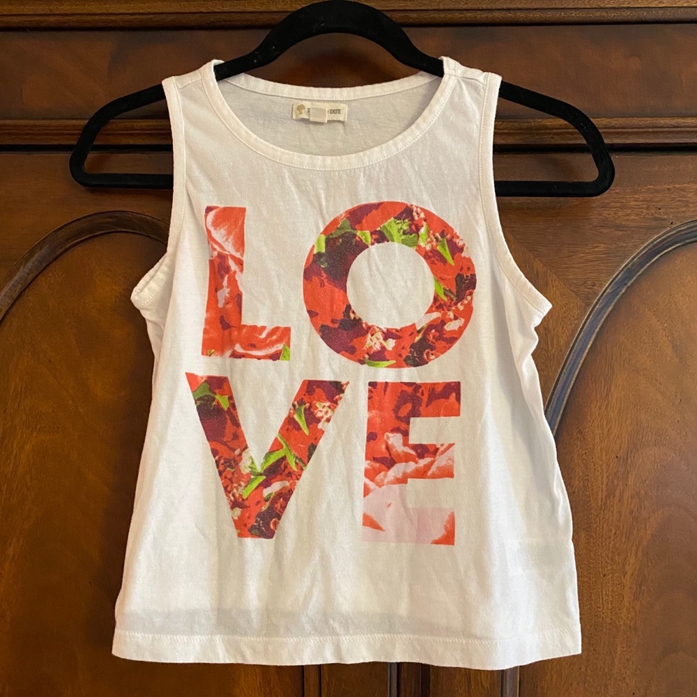 Tucker + Tate LOVE tank Girls size L 10/12